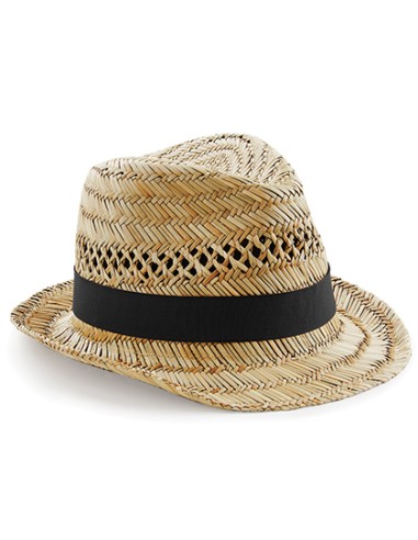 BEE-B730-Straw Summer Trilby